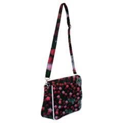 Floral Stars -bright Shoulder Bag With Back Zipper by okhismakingart