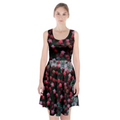 Floral Stars -bright Racerback Midi Dress by okhismakingart