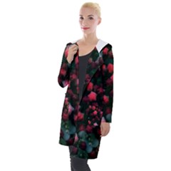 Floral Stars -bright Hooded Pocket Cardigan by okhismakingart