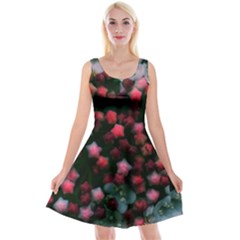 Floral Stars -bright Reversible Velvet Sleeveless Dress by okhismakingart