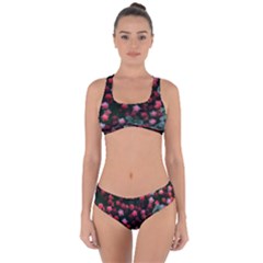 Floral Stars -bright Criss Cross Bikini Set by okhismakingart