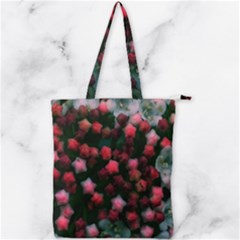 Floral Stars -bright Double Zip Up Tote Bag by okhismakingart