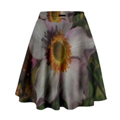 Light Purple Blossoms High Waist Skirt by okhismakingart