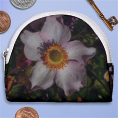 Light Purple Blossoms Horseshoe Style Canvas Pouch by okhismakingart