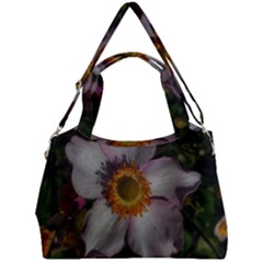 Light Purple Blossoms Double Compartment Shoulder Bag