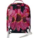 Three Dripping Flowers Double Compartment Backpack View3