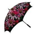 Pink Asters Golf Umbrellas View2