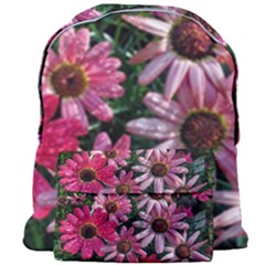 Pink Asters Giant Full Print Backpack by okhismakingart