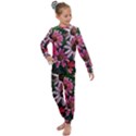 Pink Asters Kids  Long Sleeve Set  View1