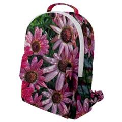 Pink Asters Flap Pocket Backpack (small) by okhismakingart