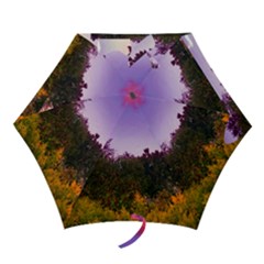 Purple Afternoon Mini Folding Umbrellas by okhismakingart