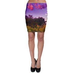 Purple Afternoon Bodycon Skirt by okhismakingart