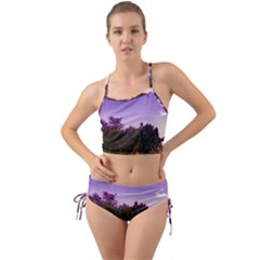 Purple Afternoon Mini Tank Bikini Set by okhismakingart