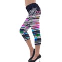 Static Wall Queen Anne s Lace Version II Lightweight Velour Capri Leggings  View3