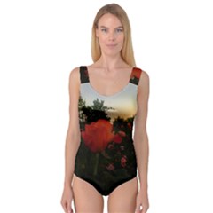 Rose Landscape Princess Tank Leotard  by okhismakingart