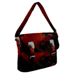 Rose Landscape Buckle Messenger Bag