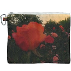 Rose Landscape Canvas Cosmetic Bag (xxxl) by okhismakingart