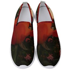 Rose Landscape Men s Slip On Sneakers by okhismakingart