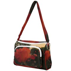 Rose Landscape Front Pocket Crossbody Bag by okhismakingart