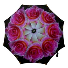 Spiral Rose Hook Handle Umbrellas (small) by okhismakingart