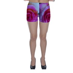 Spiral Rose Skinny Shorts by okhismakingart