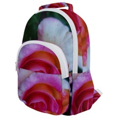 Spiral Rose Rounded Multi Pocket Backpack