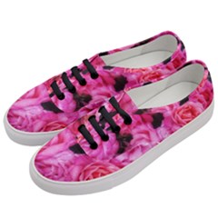 Pink Roses Women s Classic Low Top Sneakers by okhismakingart