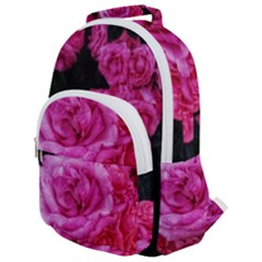 Bunches Of Roses (close Up) Rounded Multi Pocket Backpack