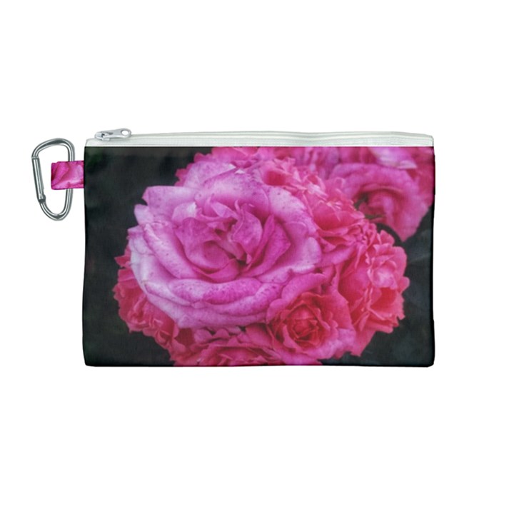 Bunches of Roses (Close Up) Canvas Cosmetic Bag (Medium)