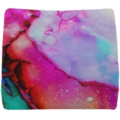 Red purple green ink            Seat Cushion