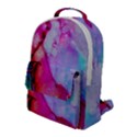 Red purple green ink           Flap Pocket Backpack (Large) View1