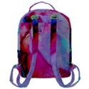 Red purple green ink           Flap Pocket Backpack (Large) View3