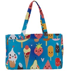 Cute Food Characters Clipart          Canvas Work Bag