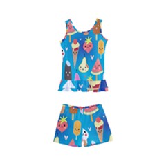 Cute Food Characters Clipart            Kid s Boyleg Swimsuit by LalyLauraFLM