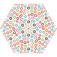 Donut Pattern With Funny Candies Mini Folding Umbrellas by genx