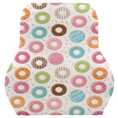 Donut Pattern With Funny Candies Car Seat Back Cushion  by genx