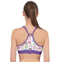 Donut pattern with funny candies Basic Training Sports Bra View2