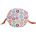 Donut pattern with funny candies Drawstring Bucket Bag View3