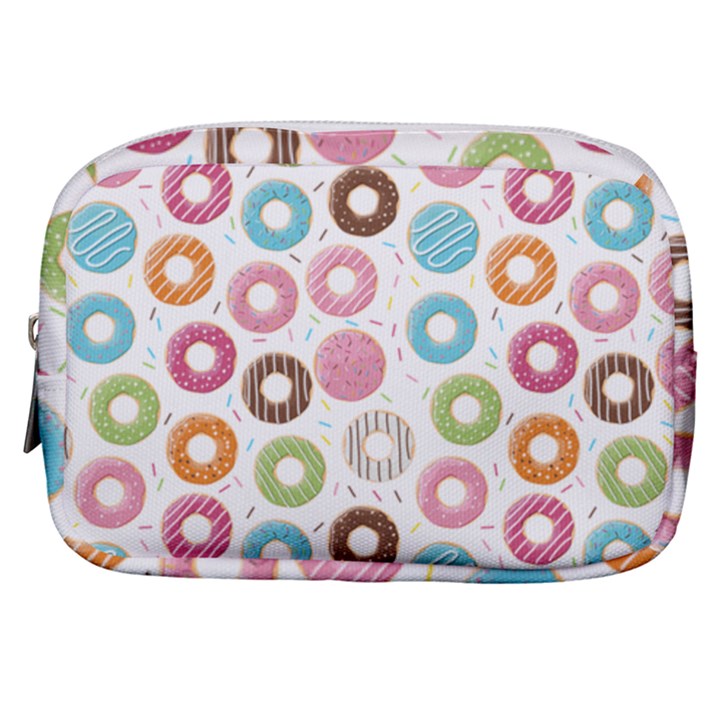 Donut pattern with funny candies Make Up Pouch (Small)