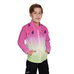 Watermelon Pastel Gradient Pink Watermelon Pastel Gradient Kids  Windbreaker