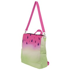 Watermelon Pastel Gradient Pink Watermelon Pastel Gradient Crossbody Backpack by genx