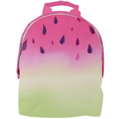 Watermelon Pastel Gradient Pink Watermelon Pastel Gradient Mini Full Print Backpack by genx