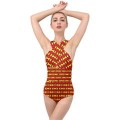 Rby 3 Cross Front Low Back Swimsuit by ArtworkByPatrick