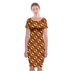 Rby 5 Classic Short Sleeve Midi Dress by ArtworkByPatrick