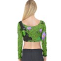 Lily Pond Long Sleeve Crop Top View2