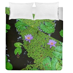 Lily Pond Duvet Cover Double Side (queen Size) by okhismakingart