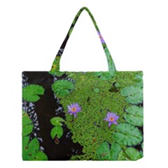 Lily Pond Medium Tote Bag by okhismakingart