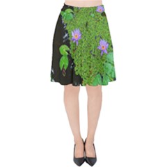 Lily Pond Velvet High Waist Skirt by okhismakingart