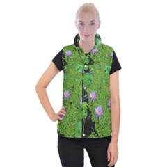 Lily Pond Women s Button Up Vest by okhismakingart