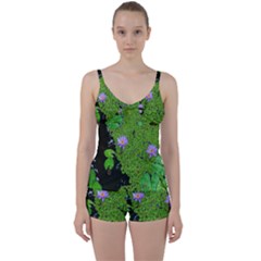 Lily Pond Tie Front Two Piece Tankini by okhismakingart